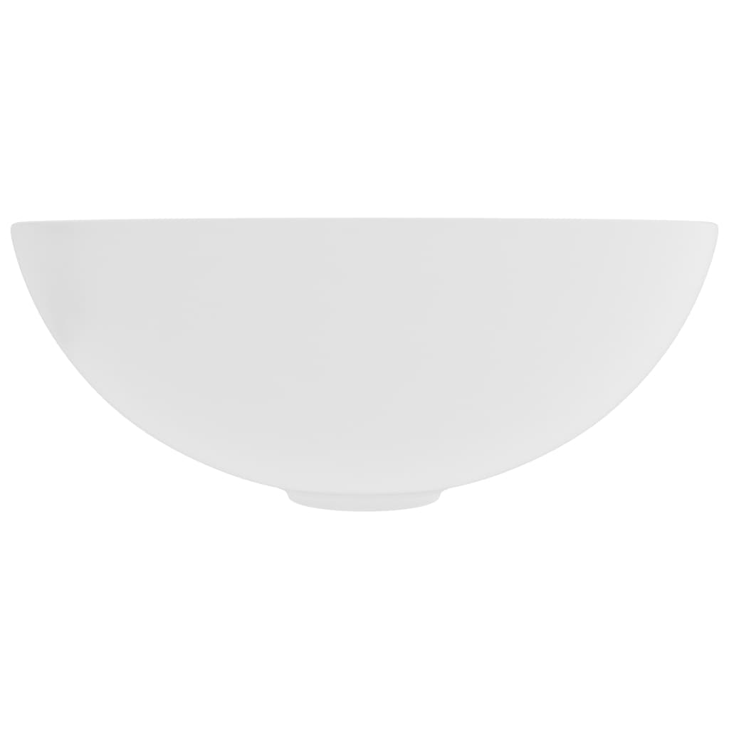 Waschbecken 28 x 10 cm Keramik Silbern