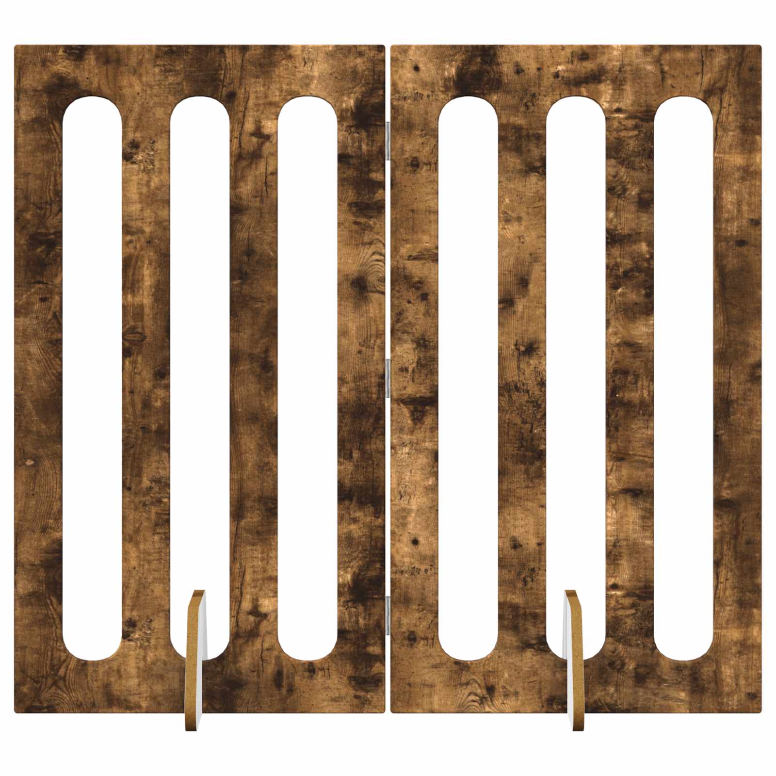 Faltbarer Haustierzaun 2 pcs Weiß 100,5 x 38 x 70 cm