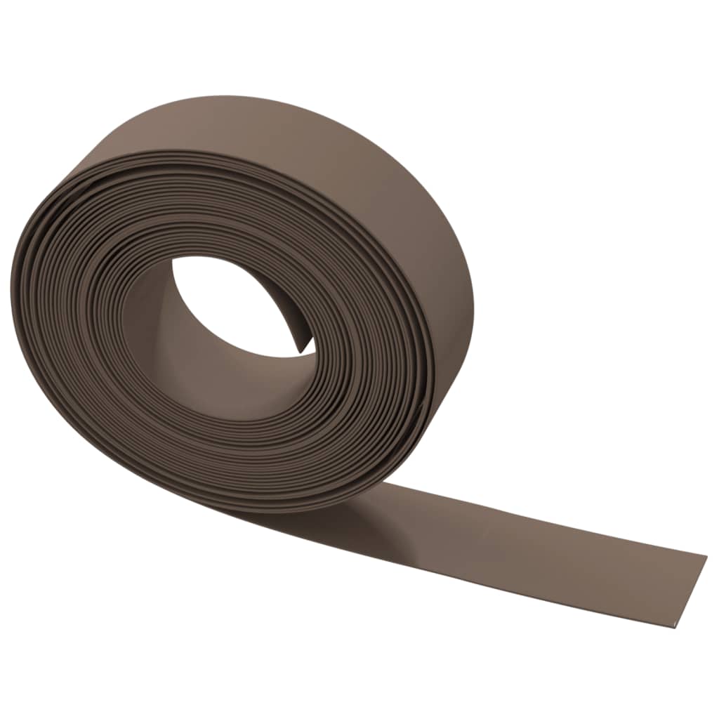 Gartenumrandung 25 m 10 cm PE Grau