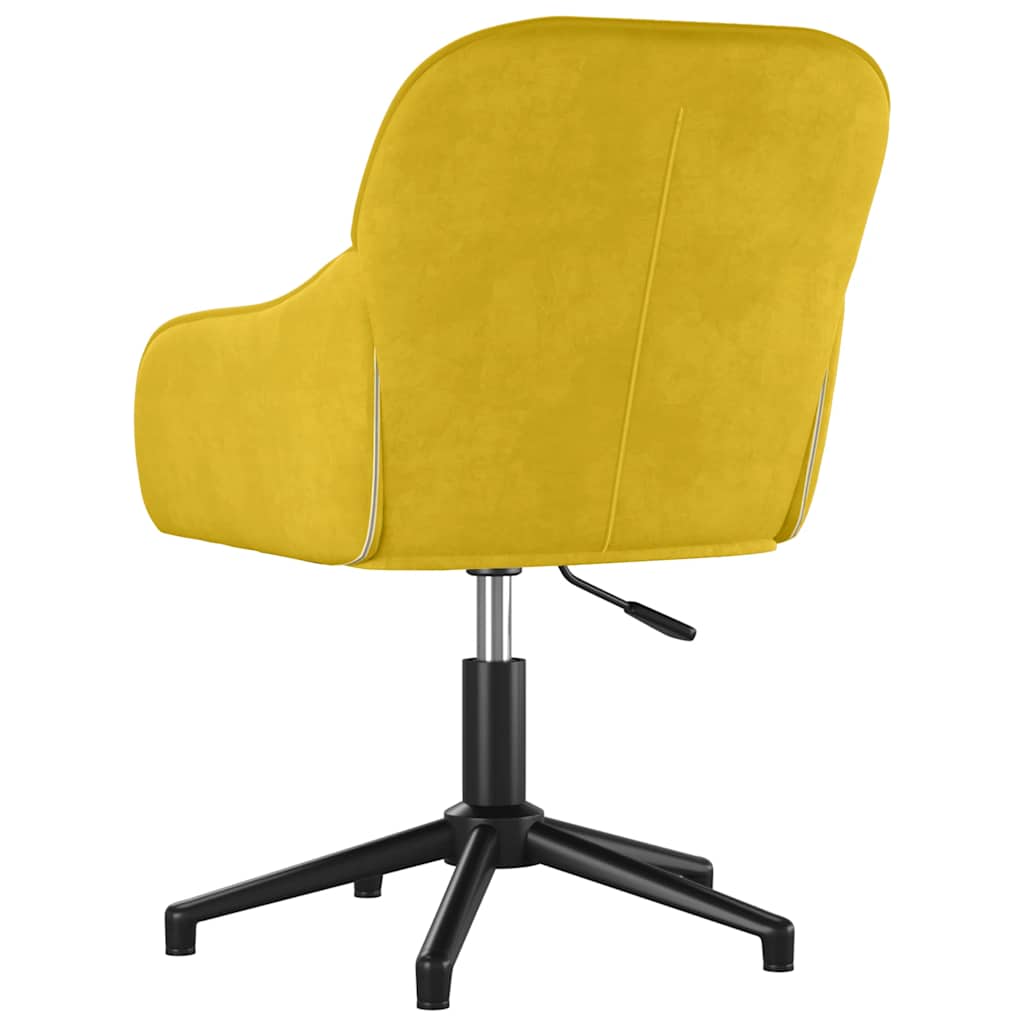 Bürostuhl Drehbar Blau Samt