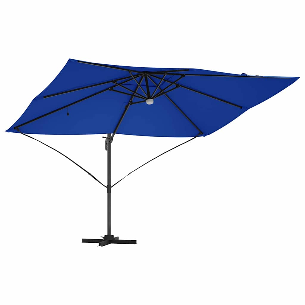 Sonnenschirm Sand 351 x 250 x 253 cm Polyester und Aluminium