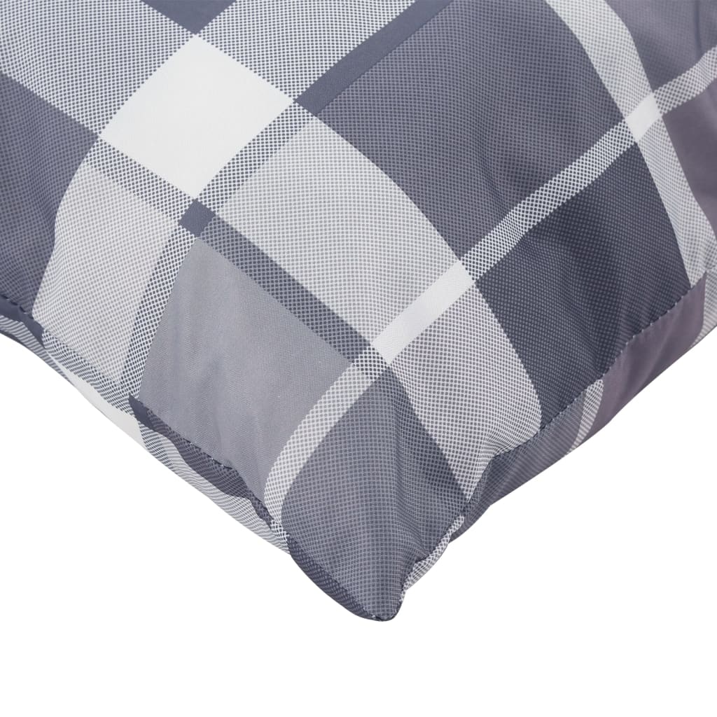 Palettenkissen 3-tlg. Taupe Stoff