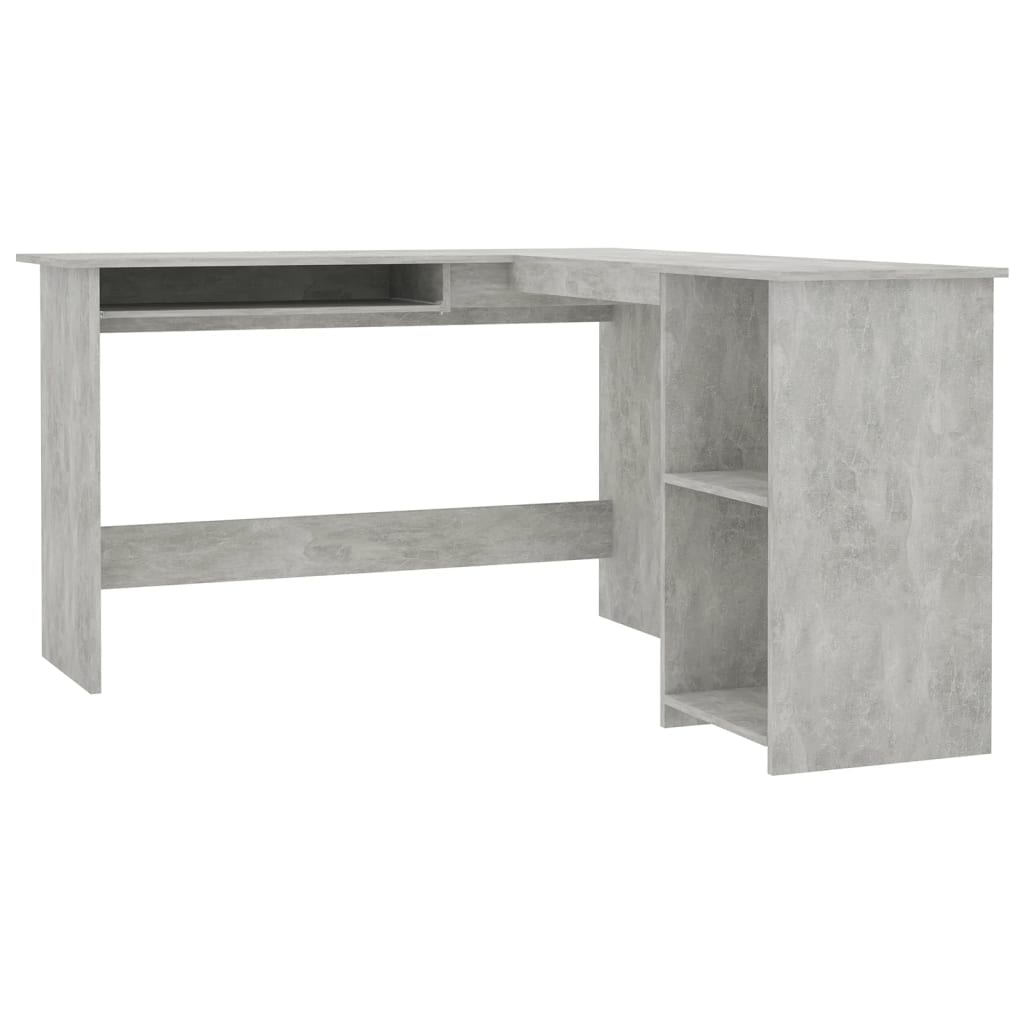 Eckschreibtisch in L-Form Weiß 120x140x75 cm Holzwerkstoff