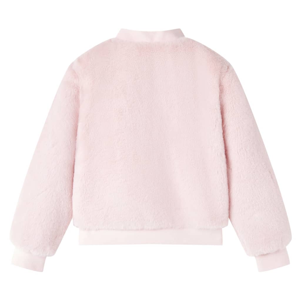 Kinderjacke Kunstpelz Zartrosa 104