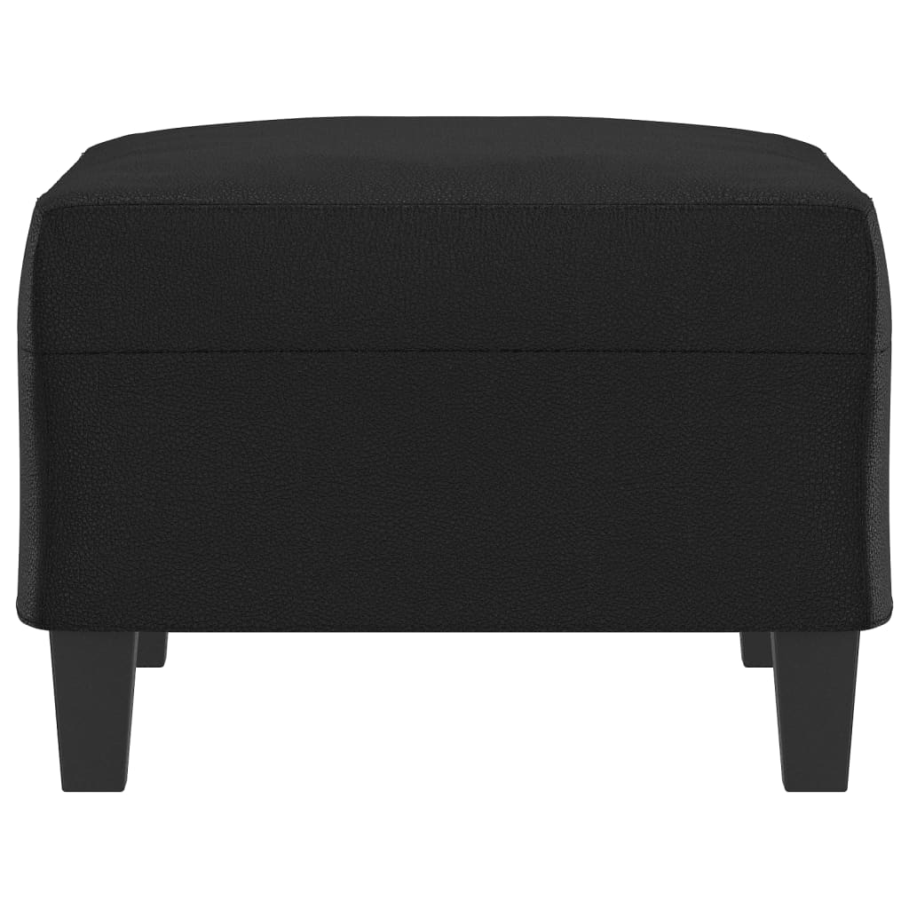 Fußhocker Schwarz 60x50x41 cm Kunstleder
