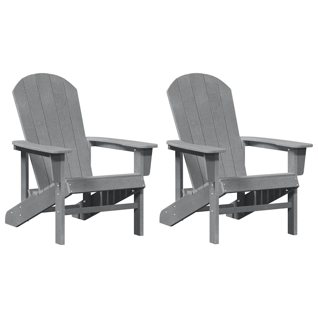 Gartenstuhl 2 pcs Weiß 82 x 74 x 92 cm Polyethylen