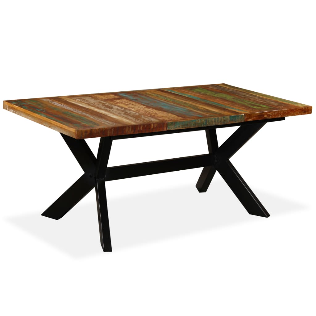 Esstisch Massivholz Mango und Stahlgestell 180 cm