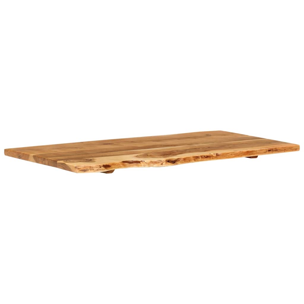Badezimmer-Waschtischplatte Massivholz Akazie 100x52x2,5 cm