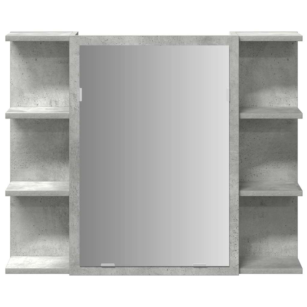 Bad-Spiegelschrank Weiß 80x20,5x64 cm Holzwerkstoff