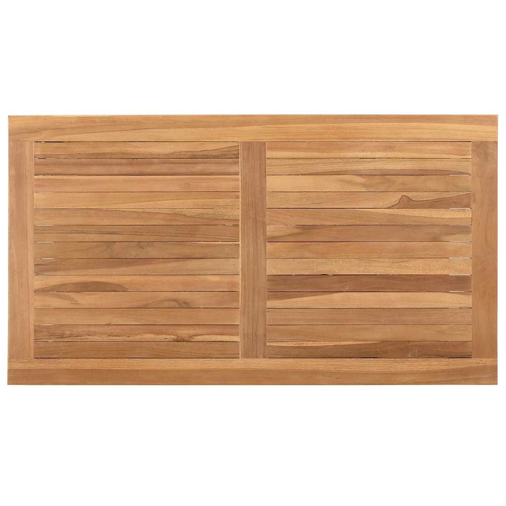 Couchtisch mit Speicher Braun 45 x 45 x 45 cm Massivholz Teak