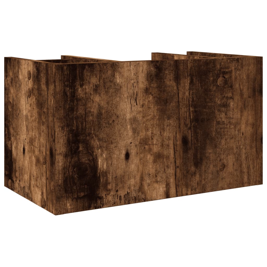Schreibtisch-Organizer Weiß 44,5x24x25 cm Holzwerkstoff