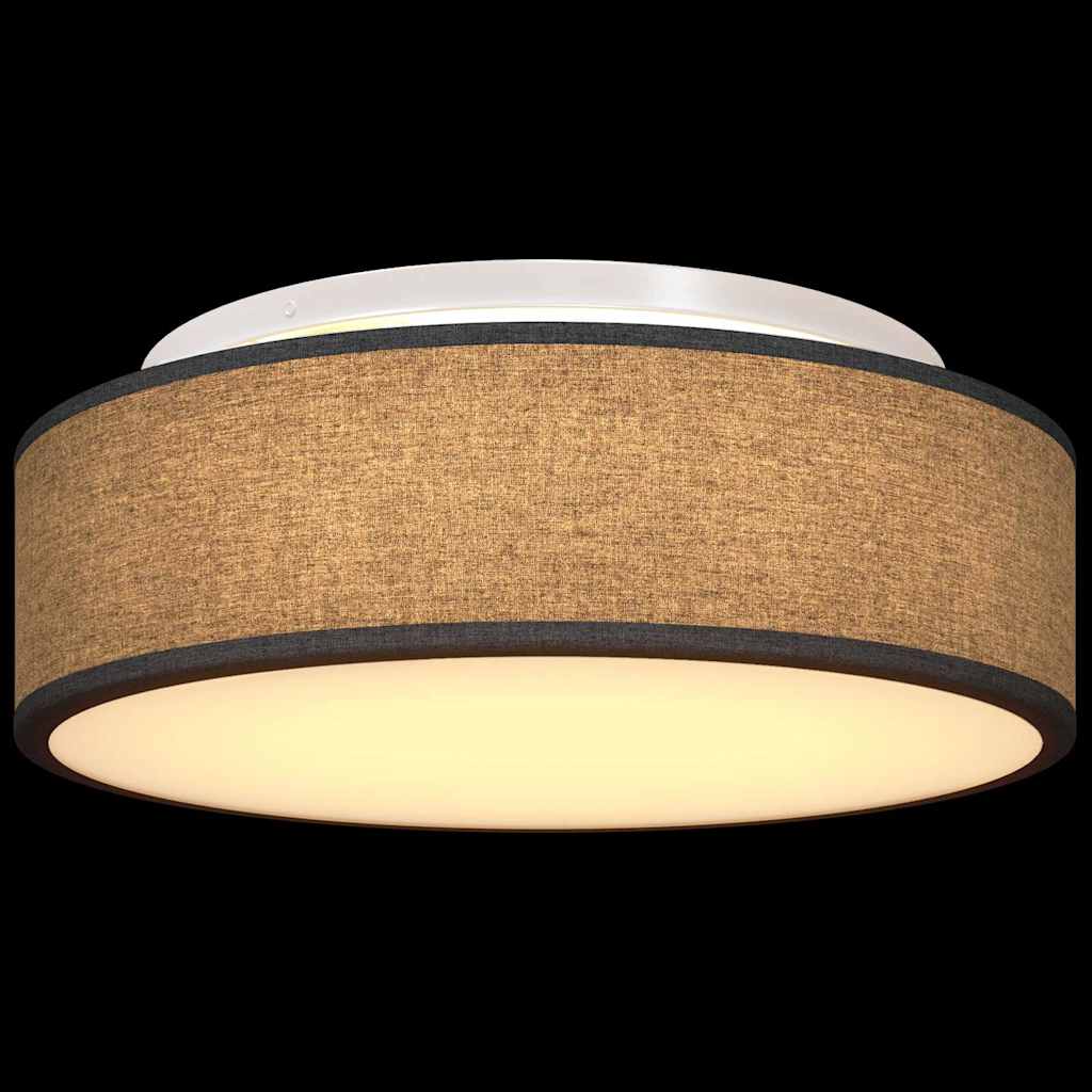 Deckenlampe mit Strahlern Schwarz 30 x 30 x 13,5 cm Stoff