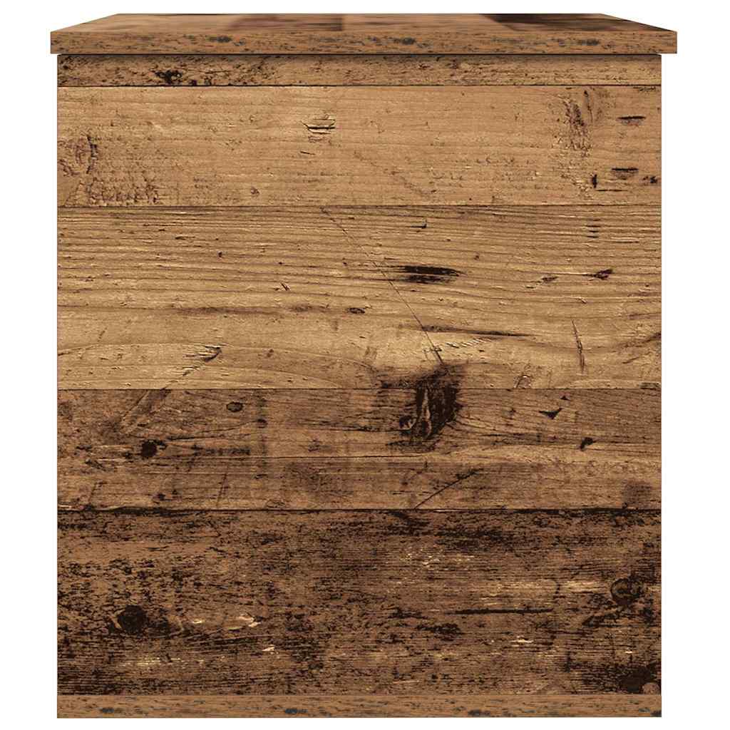 Aufbewahrungstruhe Weiß 84x42x46 cm Holzwerkstoff