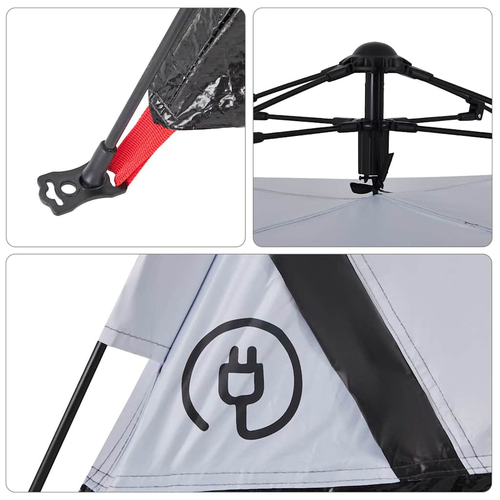 Campingzelt 2 Personen Grün Quick Release