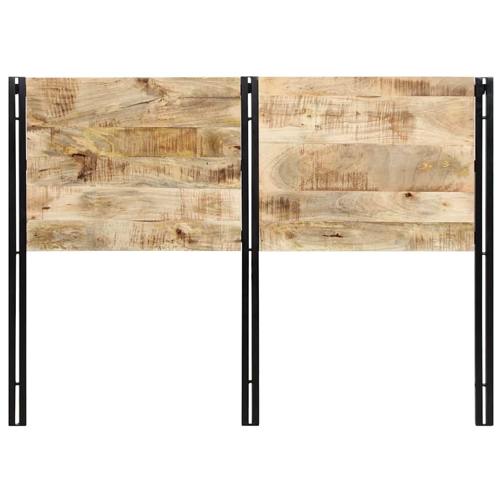 Kopfteil 100 cm Massivholz Mango und Eisen