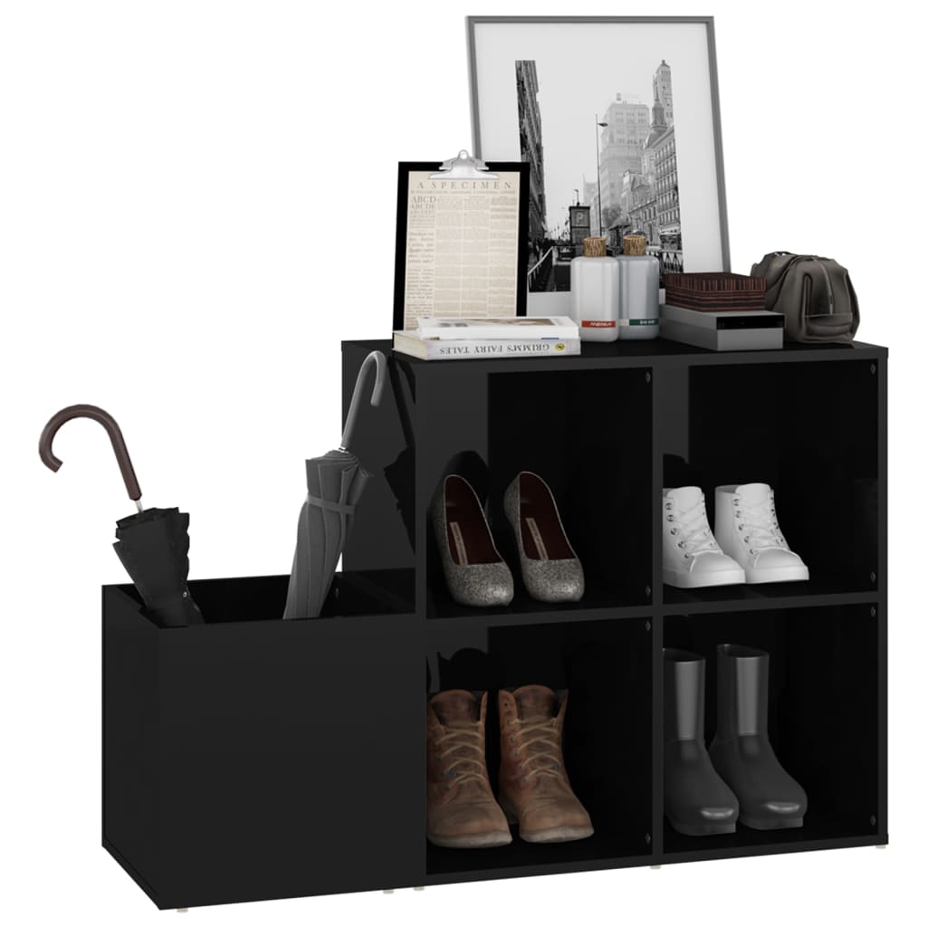 Flur-Schuhschrank Weiß 105x35,5x70 cm Holzwerkstoff