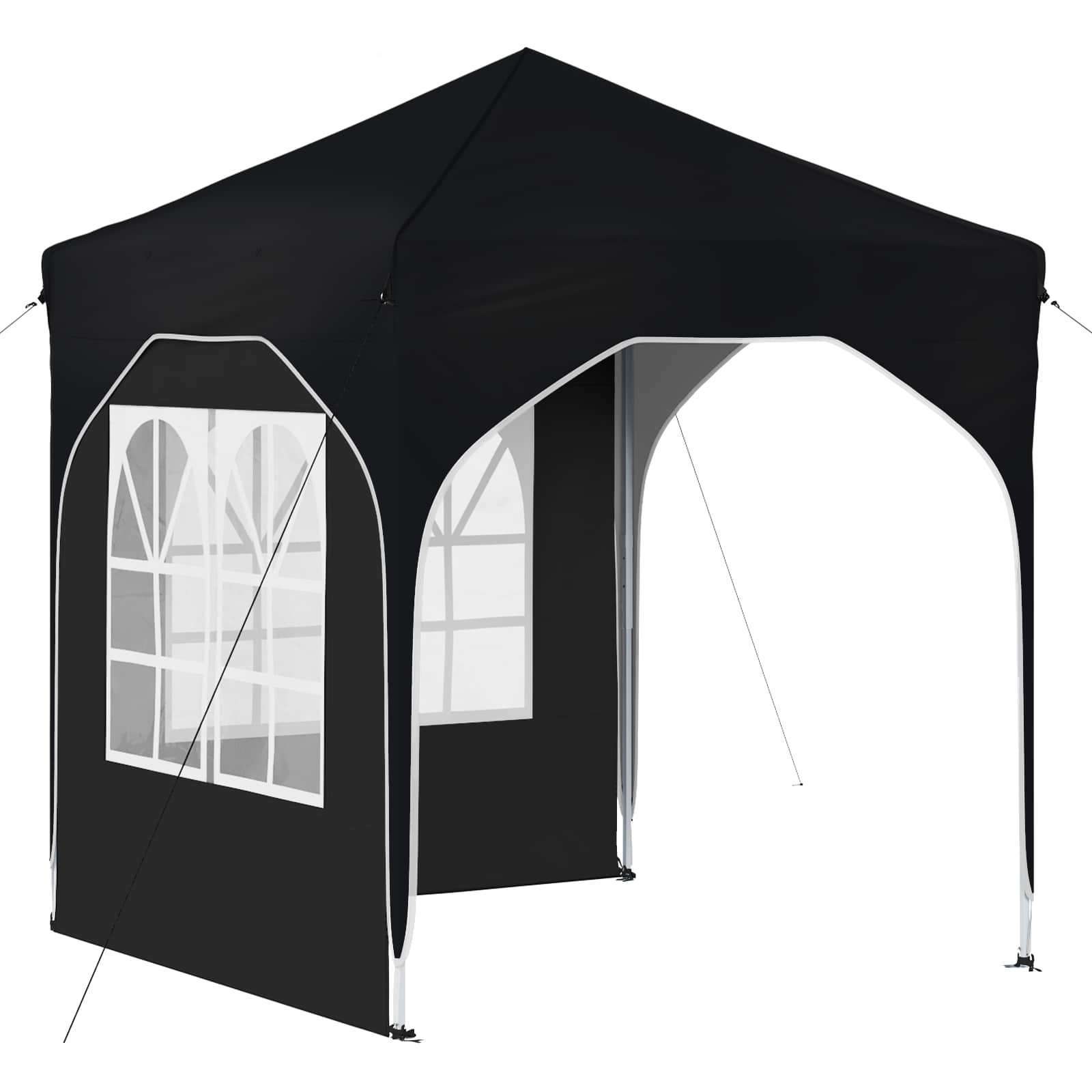 Pop-up Partyzelt 194 x 194 x 245 cm Creme