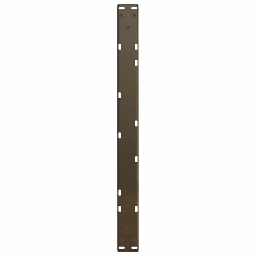 Couchtischbeine V-Form 2 Stück Schwarz 30x(30-31,3) cm Stahl