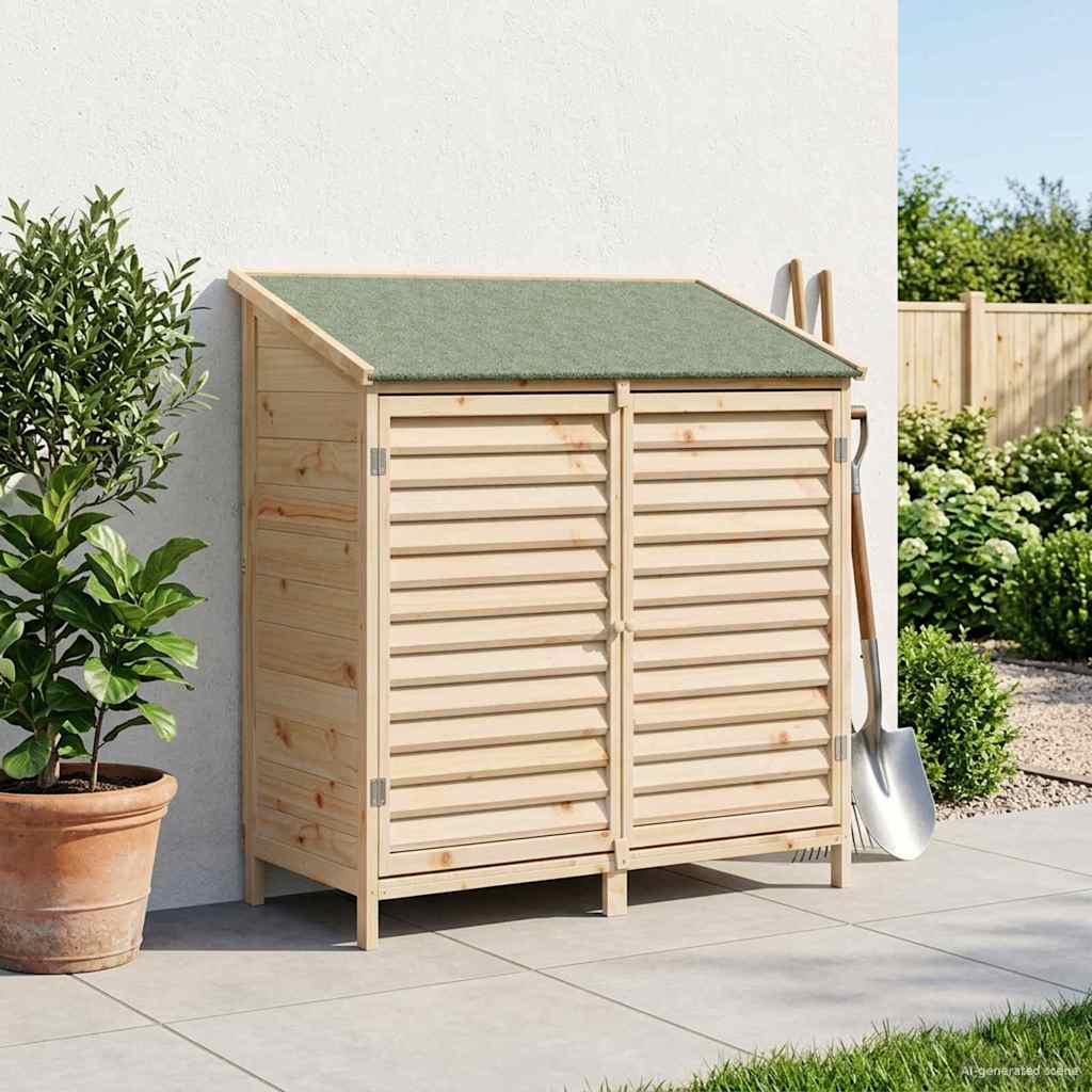 Gartenschuppen Natur 59 x 56 x 113,5 cm Massivholz aus Fichte