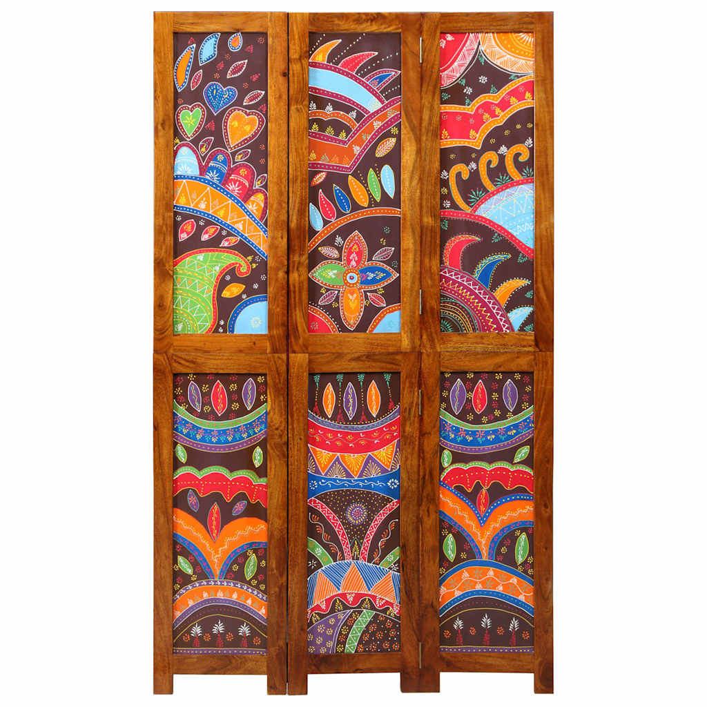 Raumteiler Honigbraun 105 x 1,5 x 160 cm Massivholz Akazie