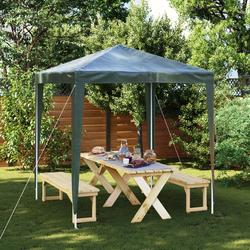 Party-Zelt 200 x 200 x 240 cm Rot PE und Stahl