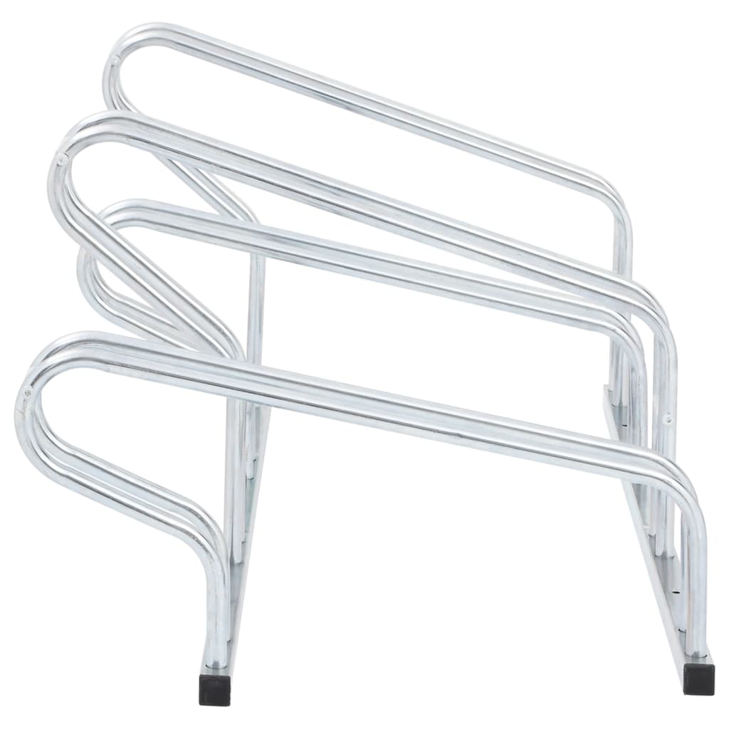 Fahrradständer für 2 Fahrräder Verzinkter Stahl