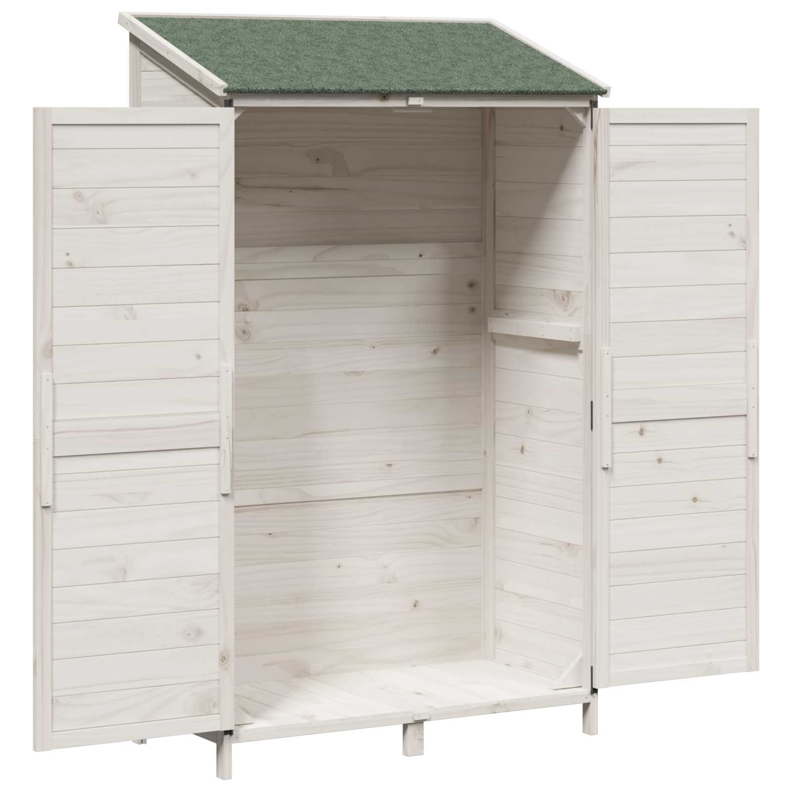 Gartenschuppen Natur 59 x 56 x 113,5 cm Massivholz aus Fichte