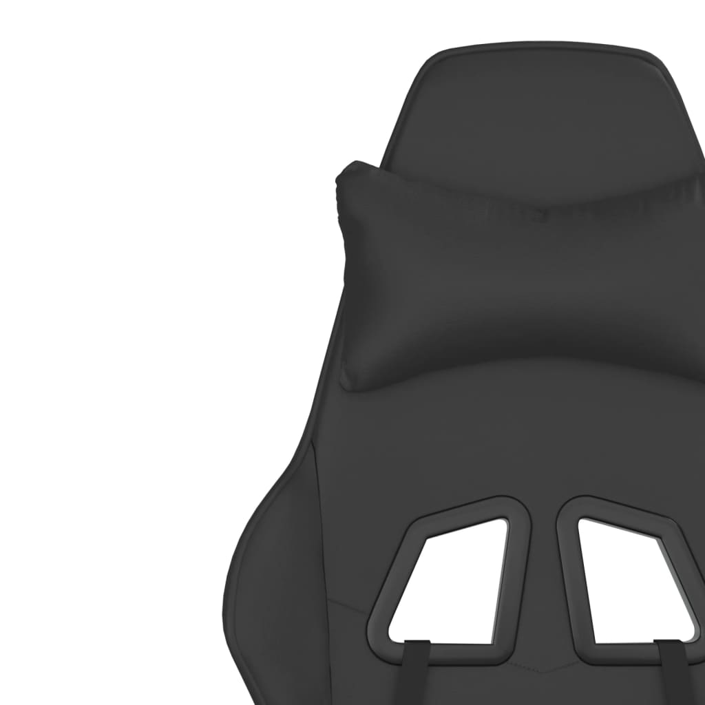 Gaming-Stuhl mit Massagefunktion Schwarz und Rot Kunstleder