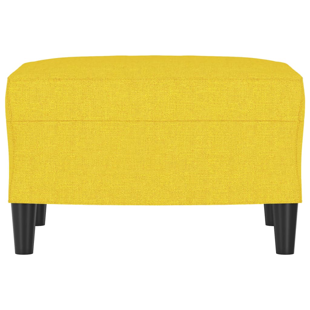 Fußhocker Hellgrau 60x50x41 cm Stoff