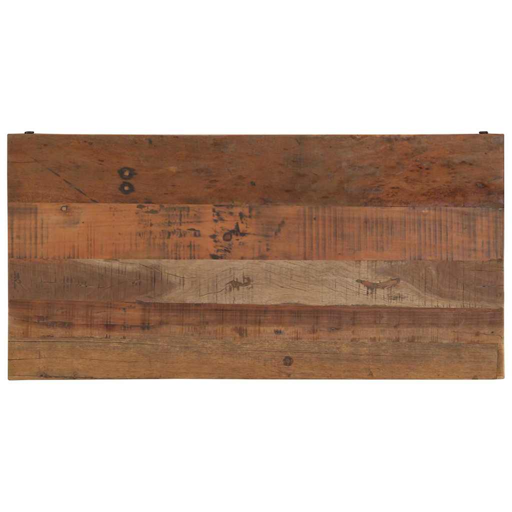 Couchtisch Braun 110 x 55 x 40 cm Massives upgecyceltes Holz