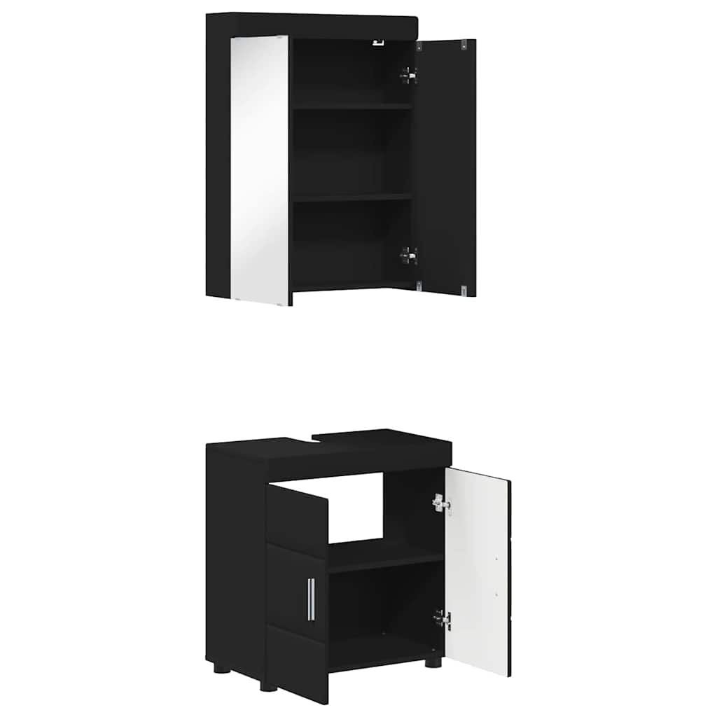 Badezimmermöbel-Set TULUM 2 pcs Weiß 60 x 34 x 63 cm