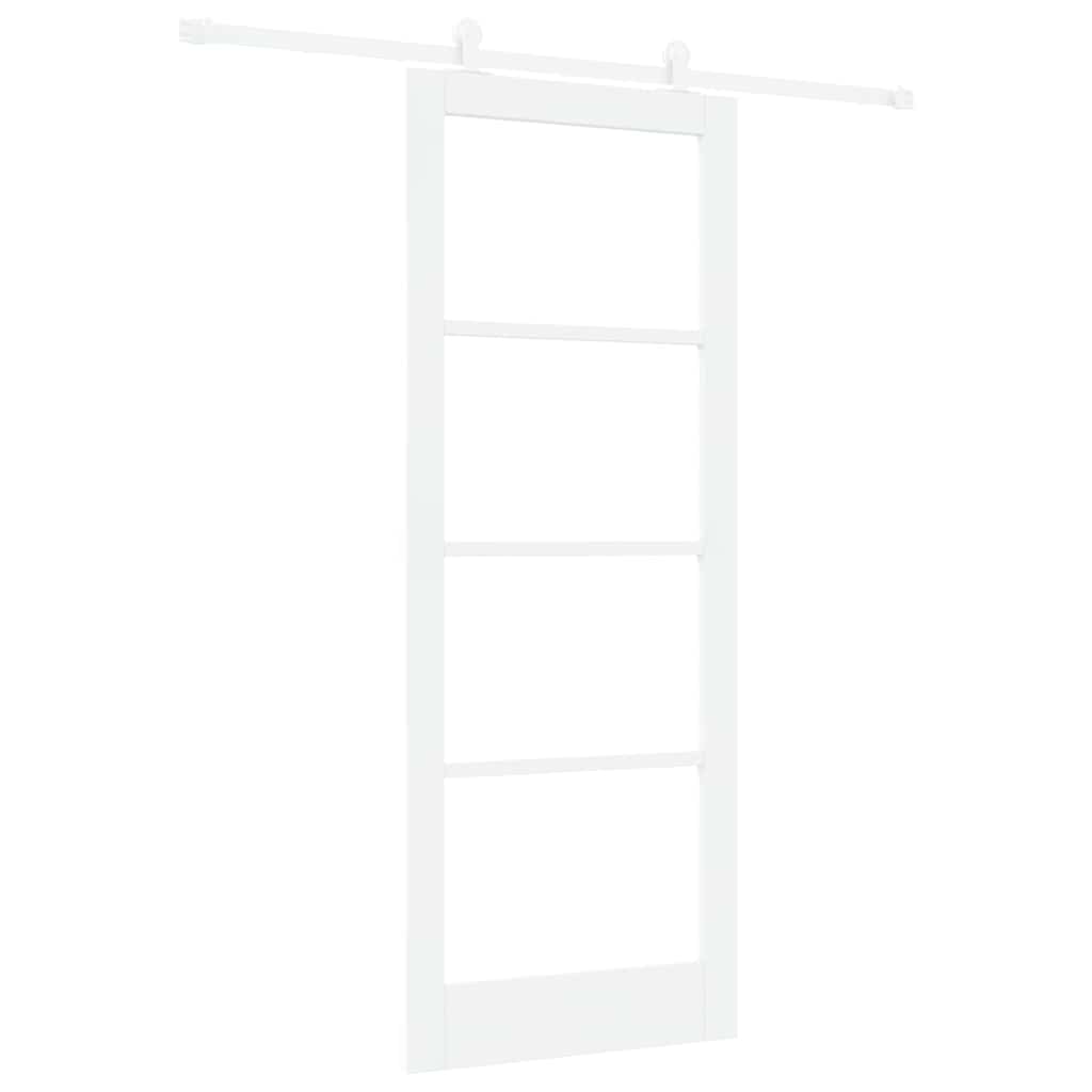 Schiebetür ORKDAL Natürlich und Schwarz 61 x 198,5 cm