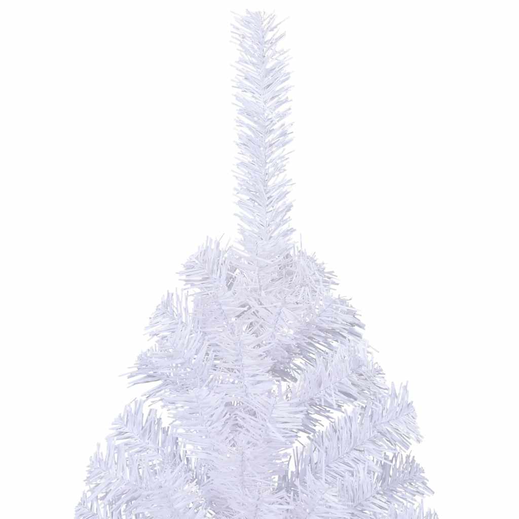 Künstlicher Halb-Weihnachtsbaum mit Ständer Grün 150 cm PVC