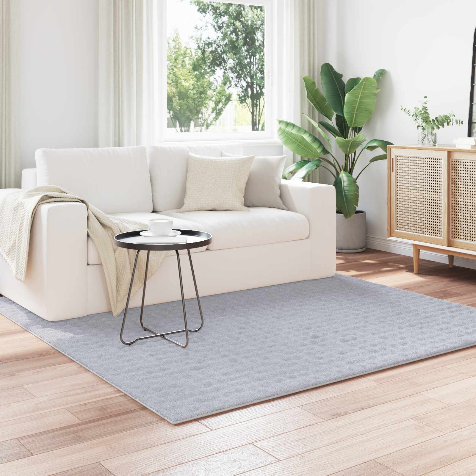 Bereichsteppiche Rechtwinklig SIROLO Creme 150 x 80 cm