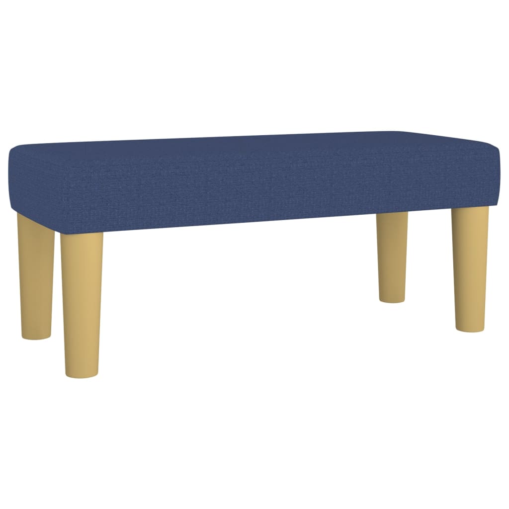 Sitzbank Hellgrau 70x30x30 cm Stoff