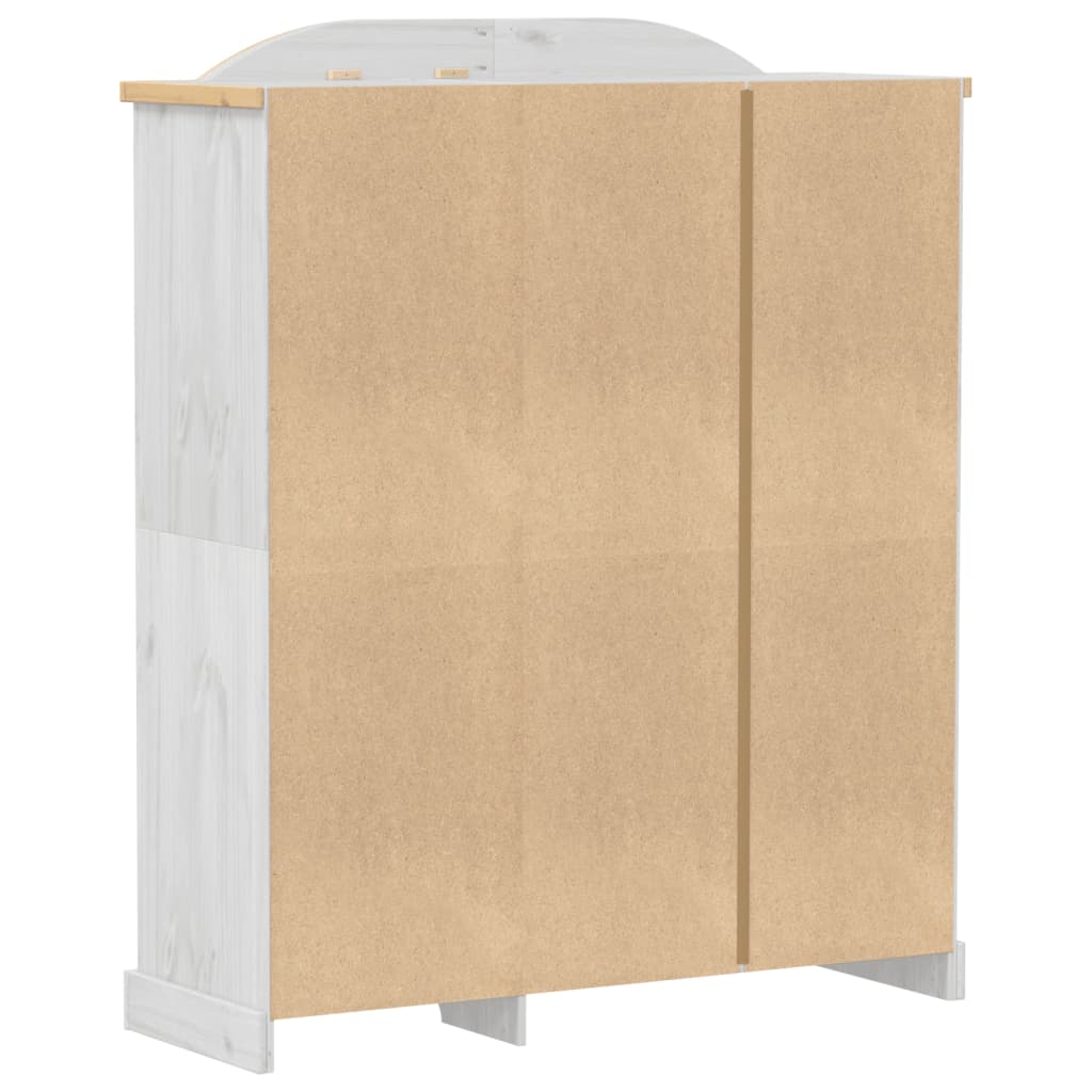 Kleiderschrank Corona 151,5x52x186 cm Massivholz Kiefer
