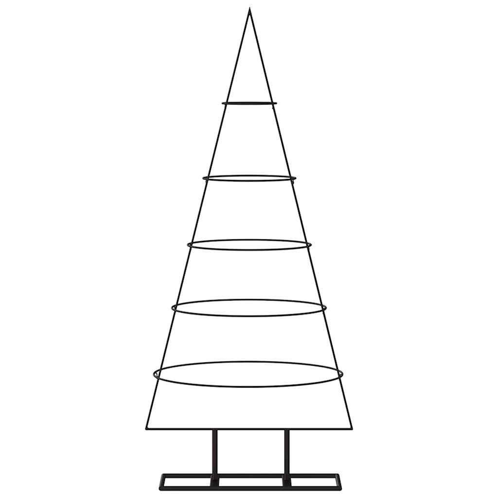 Metall-Weihnachtsbaum Deko Schwarz 60 cm