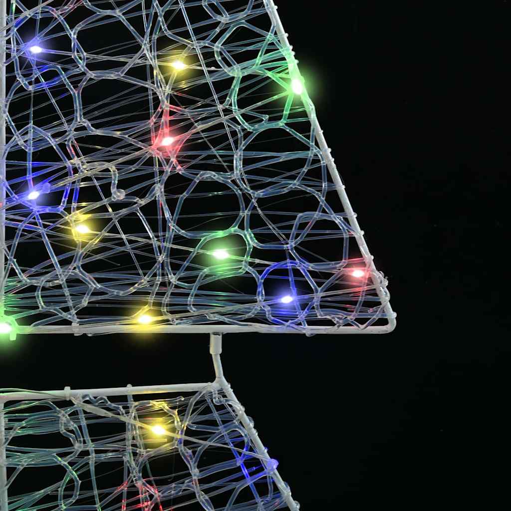 Weihnachtsbaum mit 100 LEDs Warmes Weiß 120 cm Acryl