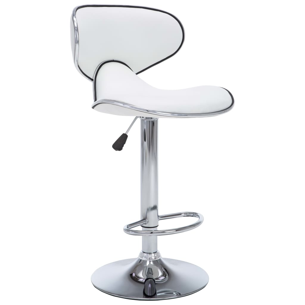 Barhocker 2 Stk. Rot Kunstleder