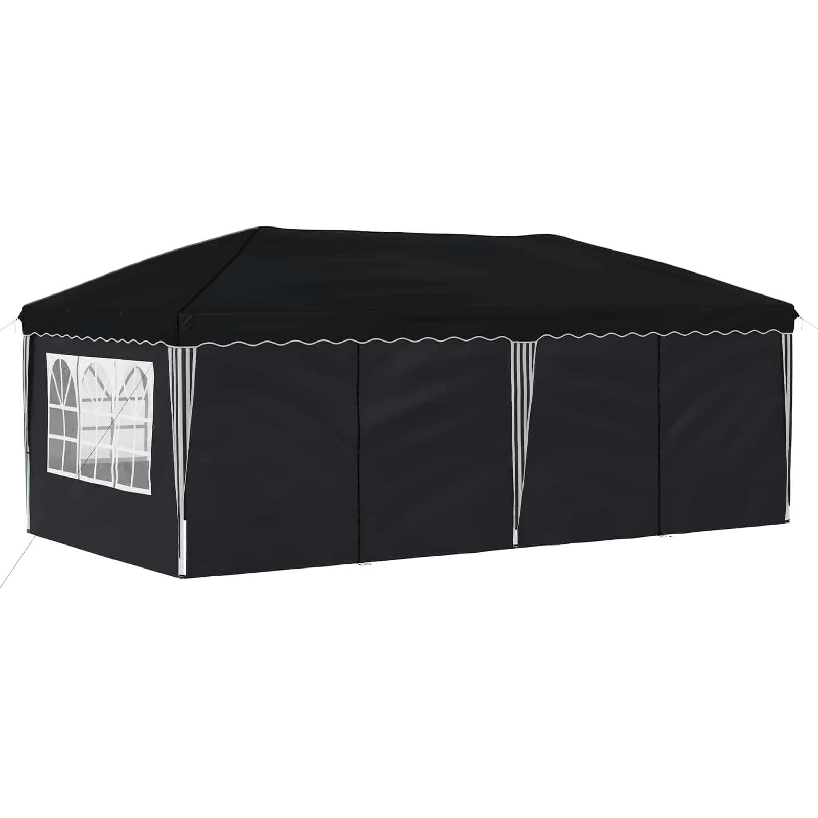 Pop-up Partyzelt 575 x 290 x 245 cm Creme