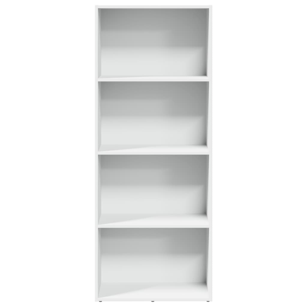 Bücherregal Weiß 80x30x189 cm Holzwerkstoff