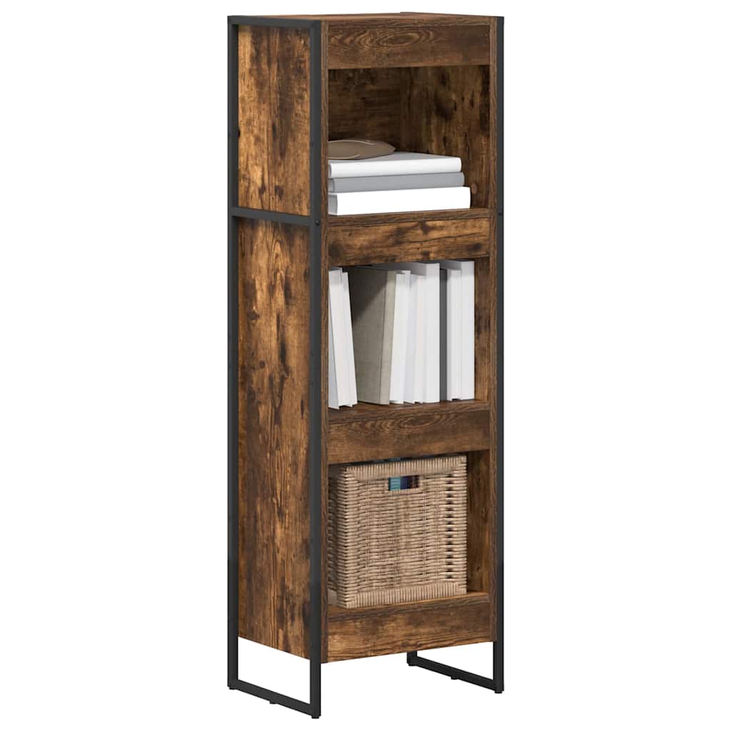 Bücherregal 2 pcs Schwarz Eichen-Optik 60 x 30 x 189,5 cm