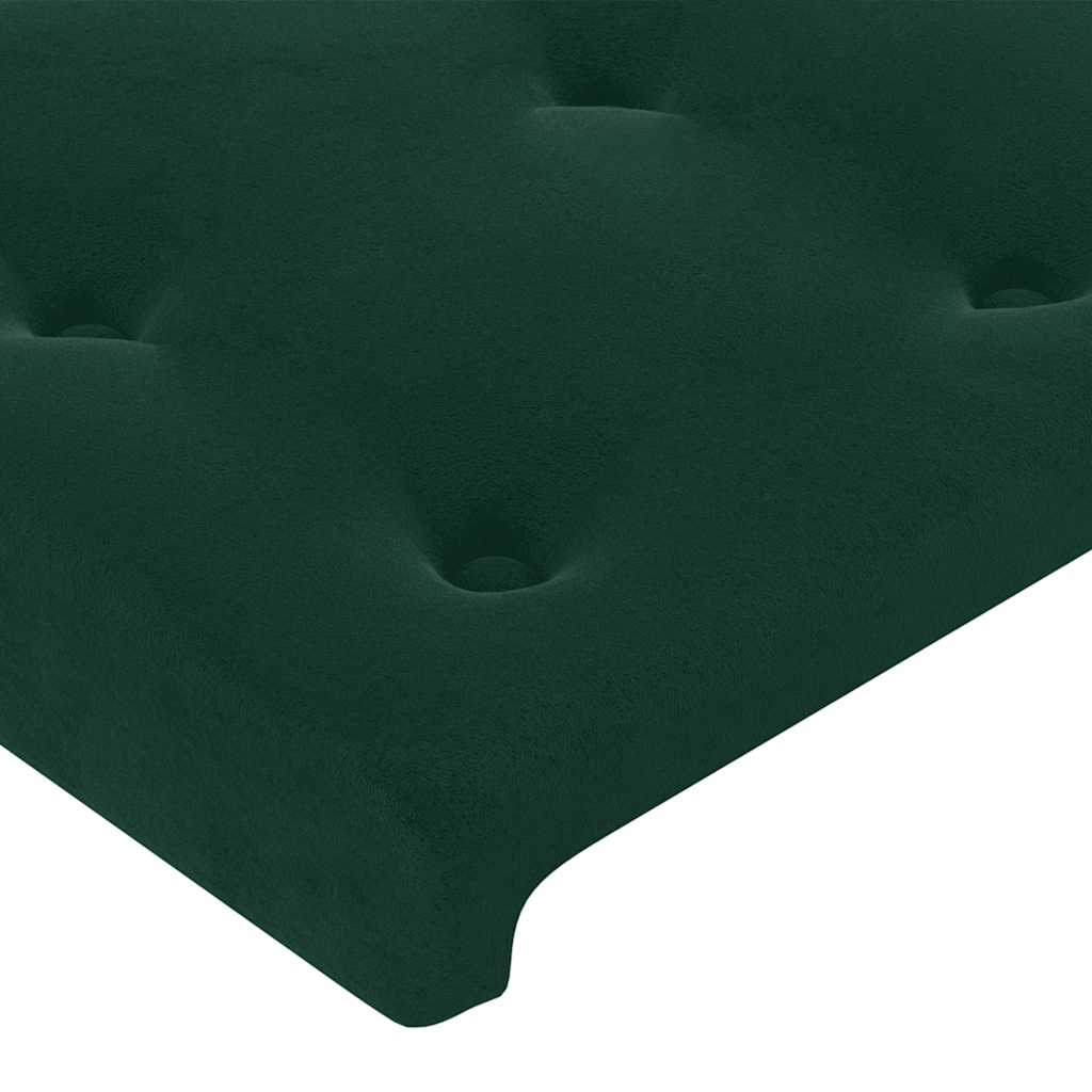 Kopfteil Hellgrau 80x5x118/128 cm Samt