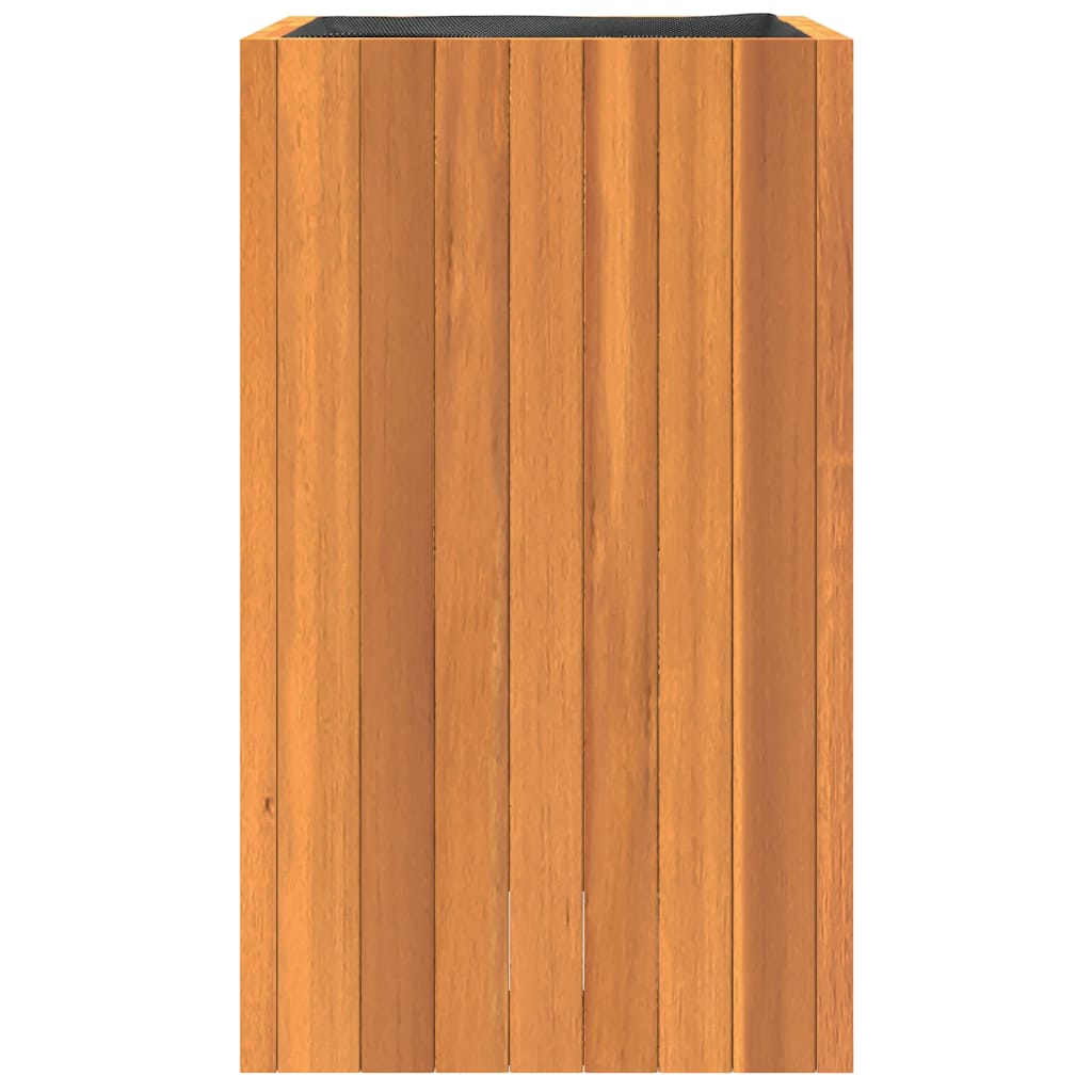 Pflanzkübel 25x25x25 cm Massivholz Akazie