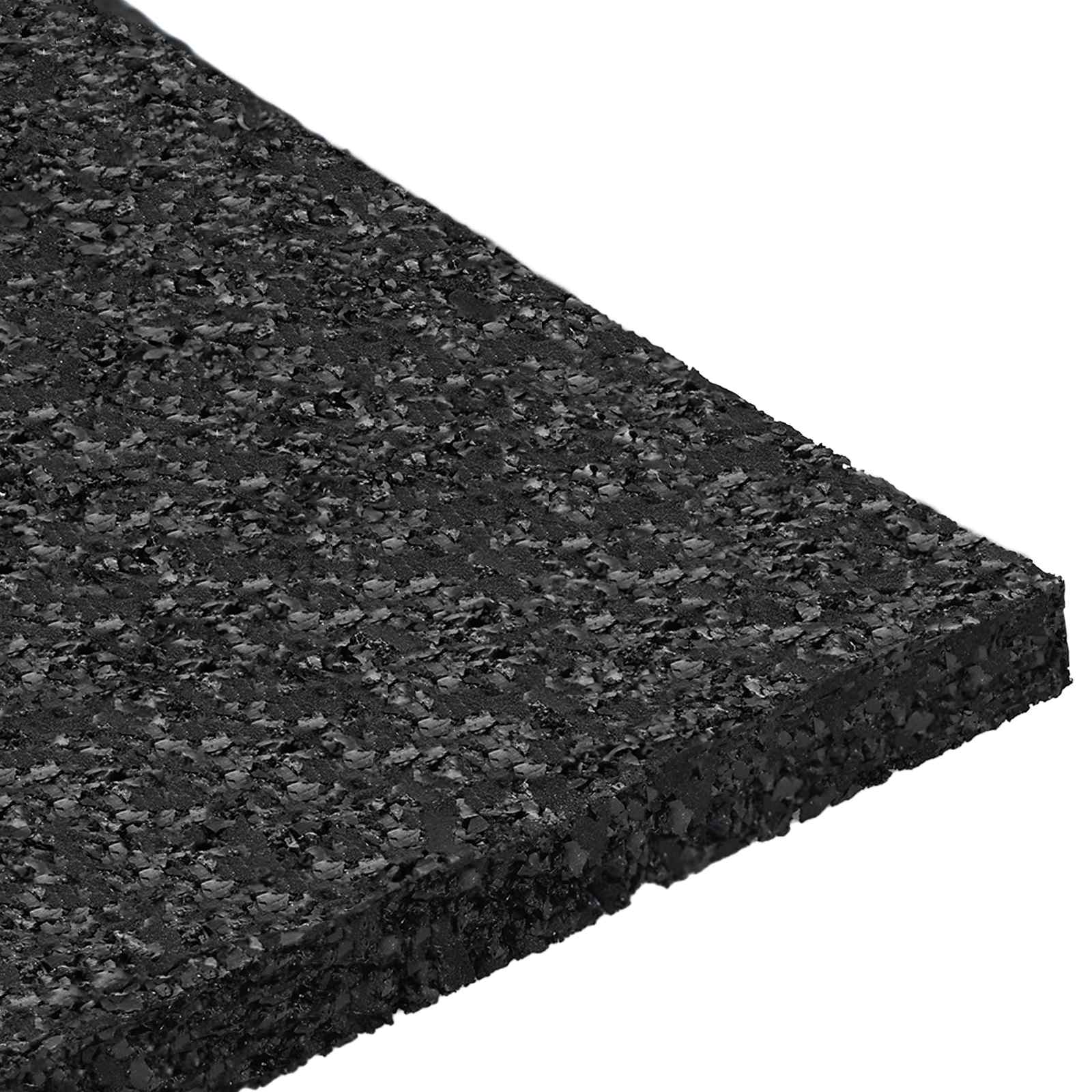 Gummigranulat-Patiopad Schwarz 6 x 9 x 0,3 cm Gummi