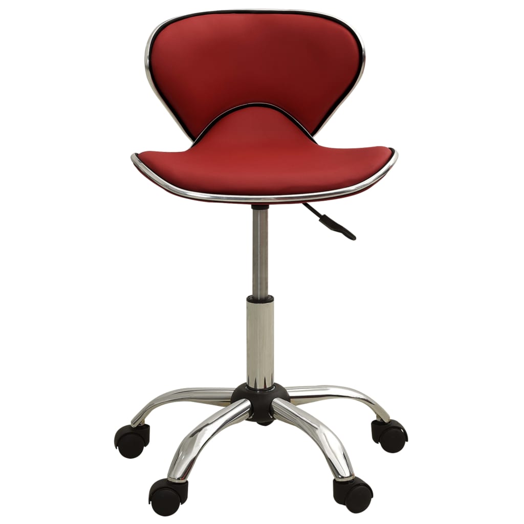 Friseur Rollhocker Rot