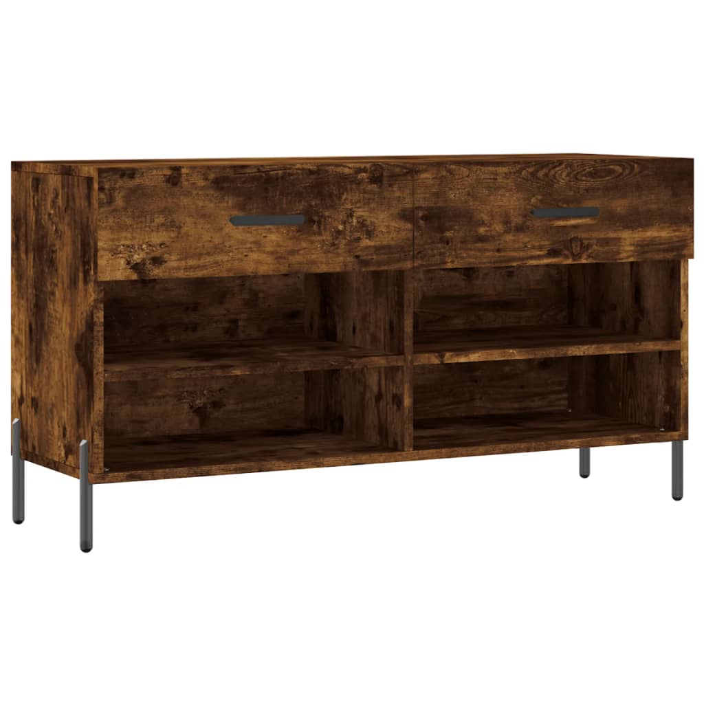 Schuhbank Weiß 102x35x55 cm Holzwerkstoff