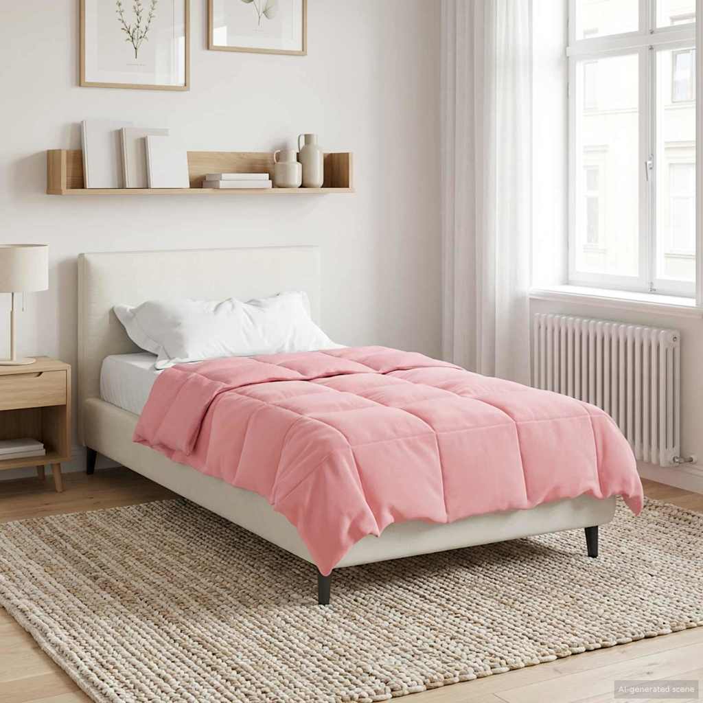 Sommerdecke Gesteppt Anthrazit 135 x 200 cm Mikrofaser