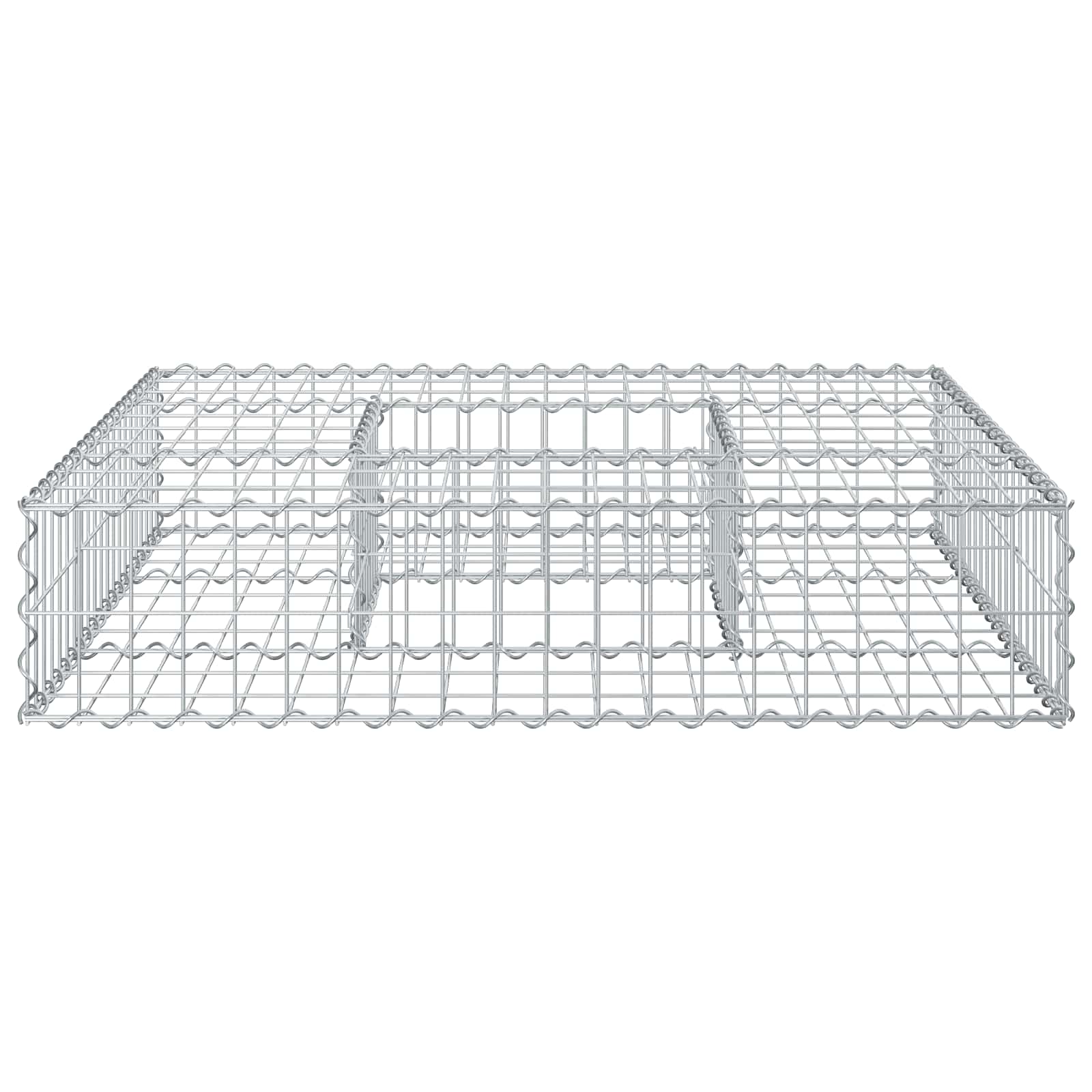 Gabionen Hochbeet Silber