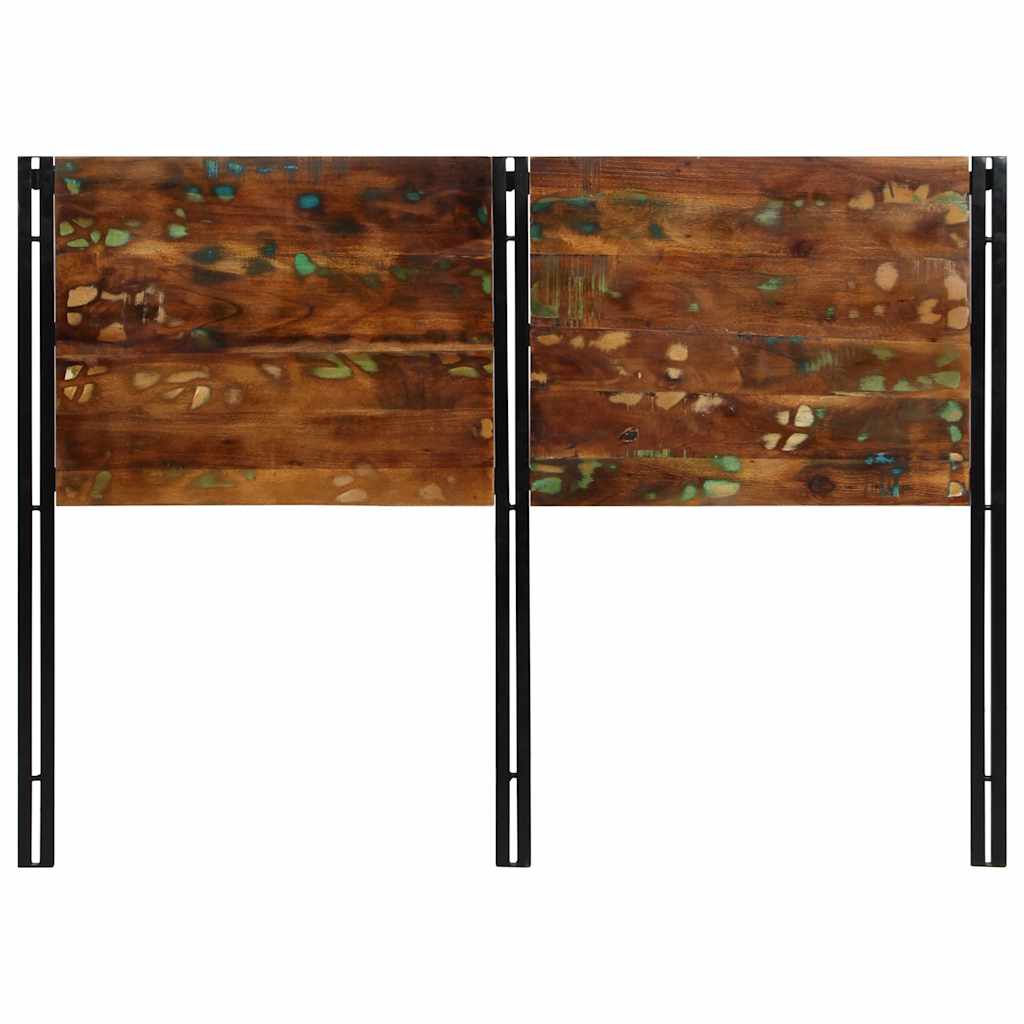 Kopfteil 100 cm Massivholz Mango und Eisen